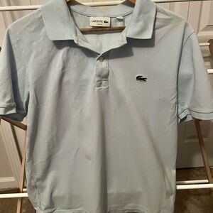 Lacoste Slim Fit Men's Pale Blue Polo